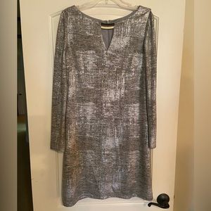 Vince Camuto Metallic Knit Dress